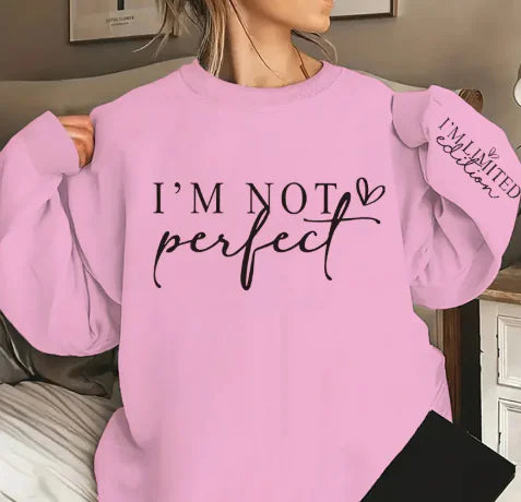 Women's "I'm not perfect" Sweater